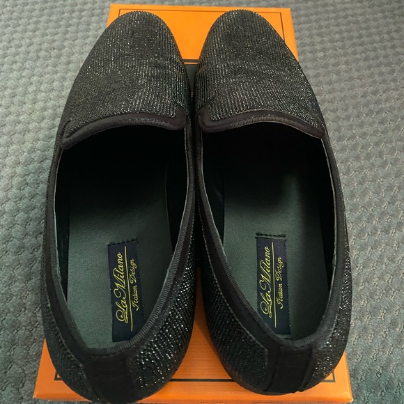 Mens studded black loafer, my son wore 1x to prom this year - Picture 5 of 5